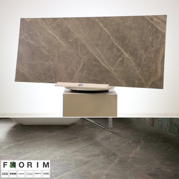 Pavimento effetto marmo Carnico Gres Porcellanato Maxi lastra grande formato 80 x 180 cm.
